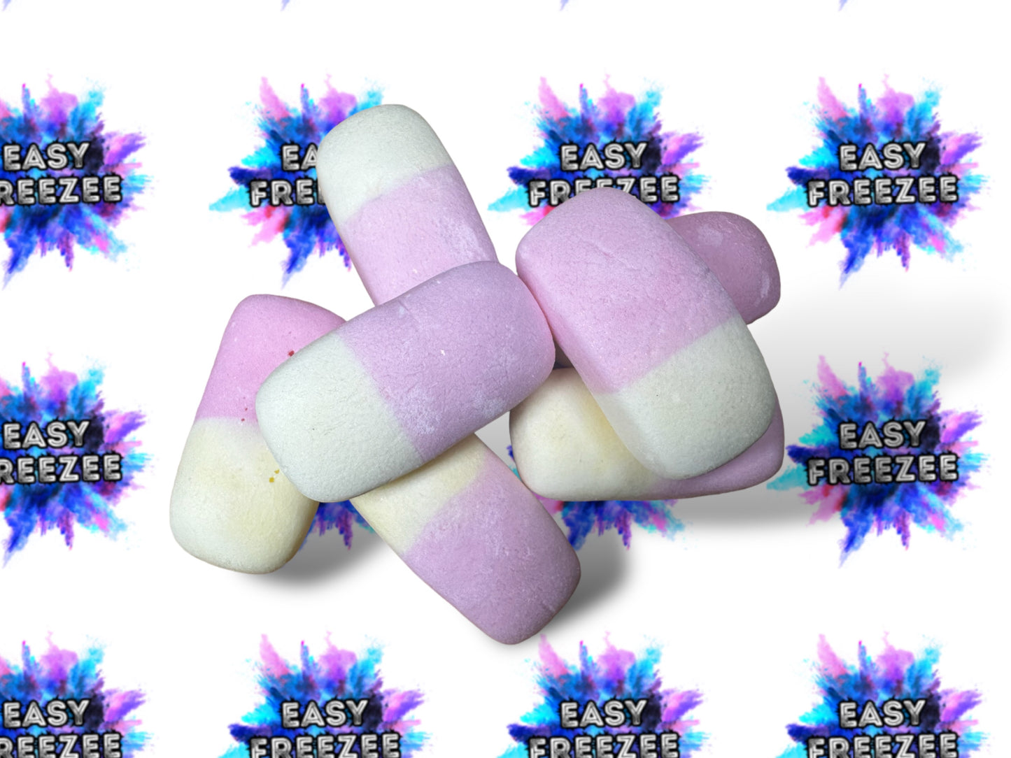 Drumstick Squashies - Rhubard and Custard flavour Freeze Dried Sweets